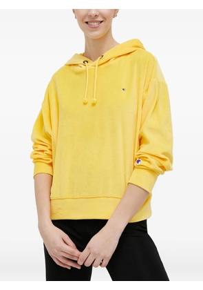Champion embroidered hoodie - Yellow