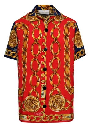 J. Logan Home The Maison Talon silk shirt - Yellow