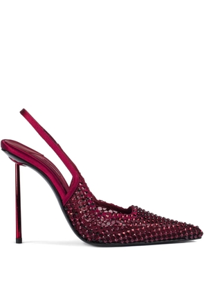Le Silla 120mm Gilda embellished slingback pumps - Red