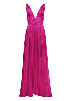 AZEEZA Cirrus silk gown - Pink