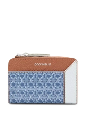 Coccinelle Loreen monogram zip wallet - Brown