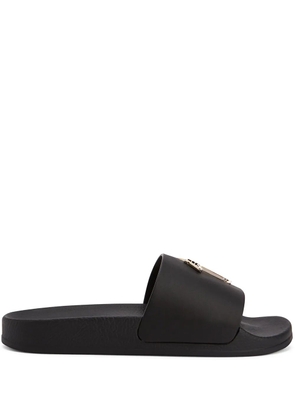 Giuseppe Zanotti Brett slides - Black