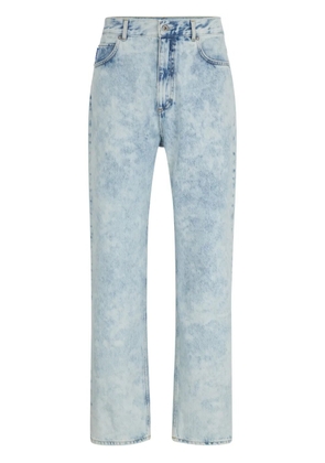 HUGO acid-wash straight-leg jeans - Blue