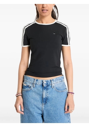 adidas logo-embroidered T-shirt - Black