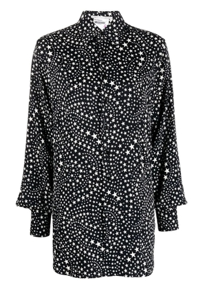 Stella McCartney star-print long-sleeve shirt - Black