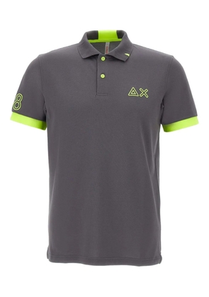 Sun68 piqué polo shirt - Grey