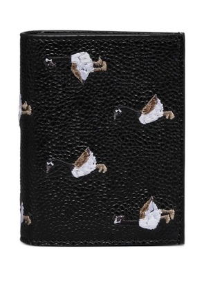 Thom Browne goose-print cardholder - Black