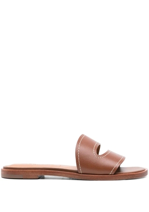 Clergerie Izel slides - Brown
