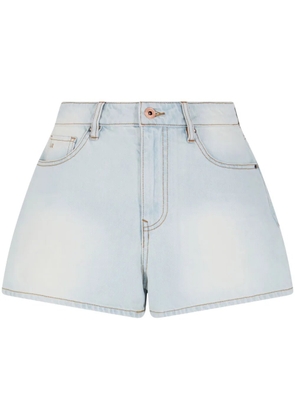 Armani Exchange washed denim shorts - Blue
