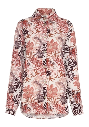 Amir Slama floral-print shirt - White
