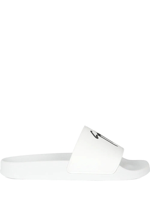 Giuseppe Zanotti Brett slides - White