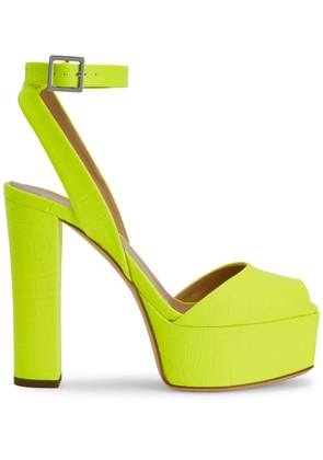 Giuseppe Zanotti 120mm Betty platform sandals - Yellow