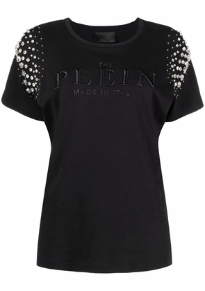 Philipp Plein Crystal Iconic cotton T-shirt - Black