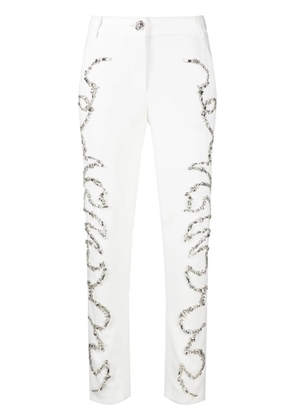 Philipp Plein Cady slim trousers - White