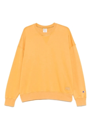 Champion logo-patch sweatshirt - Yellow