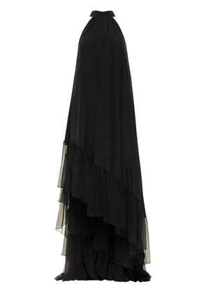 AZEEZA Plath chiffon gown - Black