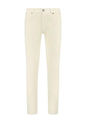 PT Torino logo-patch trousers - Neutrals