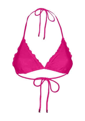 Caha Capo Dubai ruffled triangle bikini top - Pink