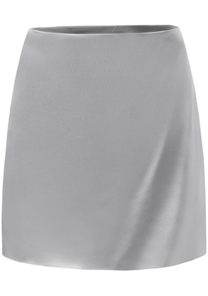 Alejandra Alonso Rojas satin mini skirt - Silver