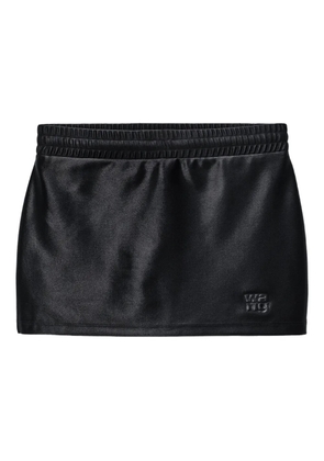 Alexander Wang elasticated-waistband satin skirt - Black