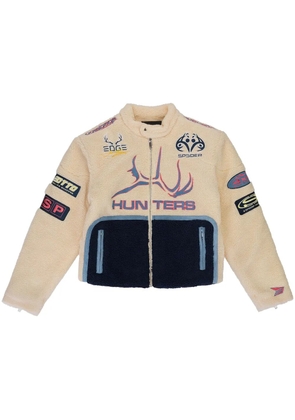 SP5DER sherpa jacket - Neutrals