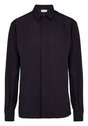 Ferragamo Monogram shirt - Blue