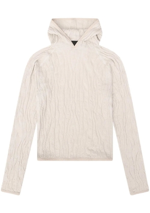 HELIOT EMIL Sortsol hoodie - Neutrals