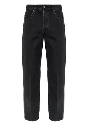 Lanvin logo-embossed jeans - Black