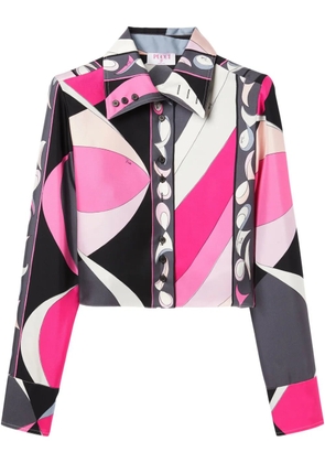 PUCCI Presci cropped shirt - Black