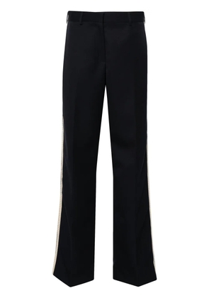 Palm Angels high-waist straight-leg trousers - Blue