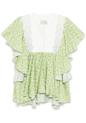 Bambah floral Azalea top - Green