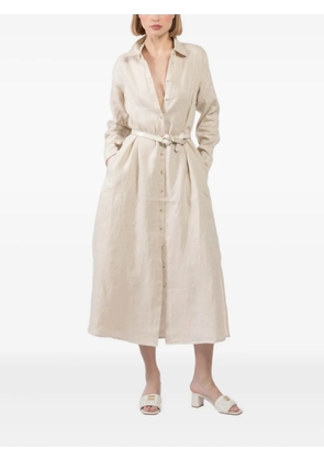 Xirena belted shirt midi dress - Neutrals