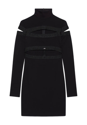 GCDS cut-out mini dress - Black