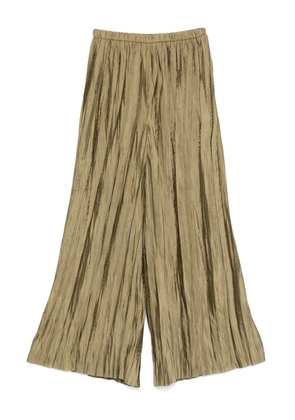 Roberto Collina plissé trousers - Green