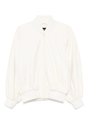 Cynthia Rowley Downtown leather bomber jacket - Neutrals