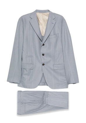 Eleventy pinstripe single-breasted suit - Blue