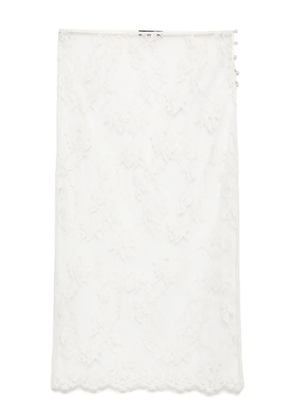 Kiki de Montparnasse Dominique midi skirt - Neutrals