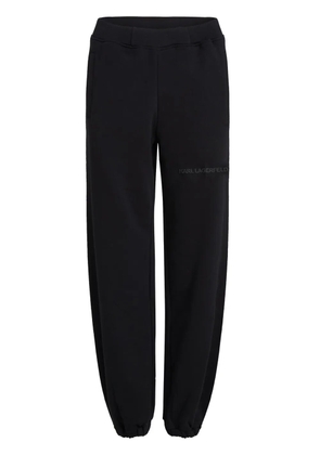 Karl Lagerfeld logo-print track pants - Black