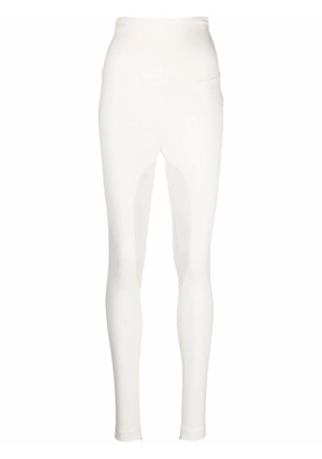 Philipp Plein two-tone high-waisted leggings - White