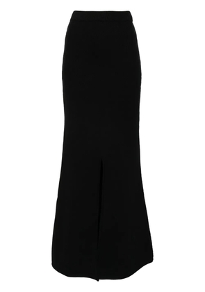 Izaak Azanei ribbed maxi skirt - Black