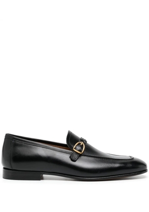 TOM FORD Martin woven-strap leather loafers - Black