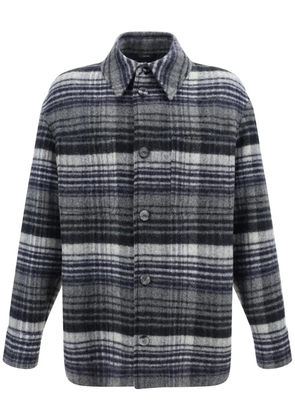 FENDI checked Go To shirt jacket - Grey