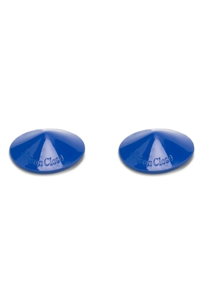 Maison Close logo-engraved nipple covers - Blue
