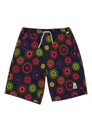 Psycho Bunny Andrew concentric-circle swim shorts - Blue
