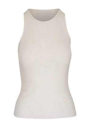 TWP ribbed sleeveless top - White