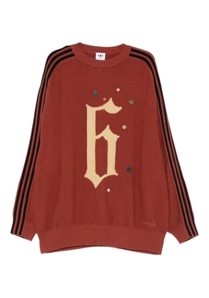 adidas x Song for the Mute ADI006 button-embellished jumper - Red