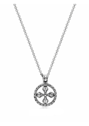 Nialaya Jewelry cross pendant necklace - Silver