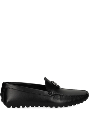 Roberto Cavalli leather loafers - Black