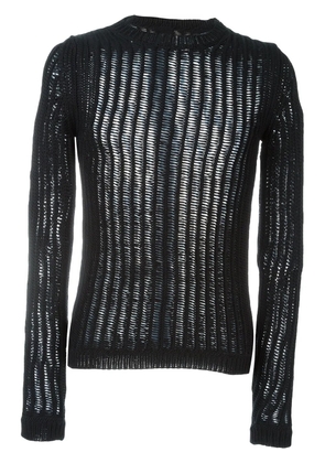 Rick Owens crew neck jumper - Black