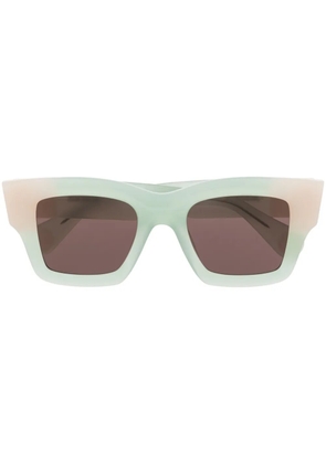 Jacquemus Les Lunettes Baci square-frame sunglasses - Green